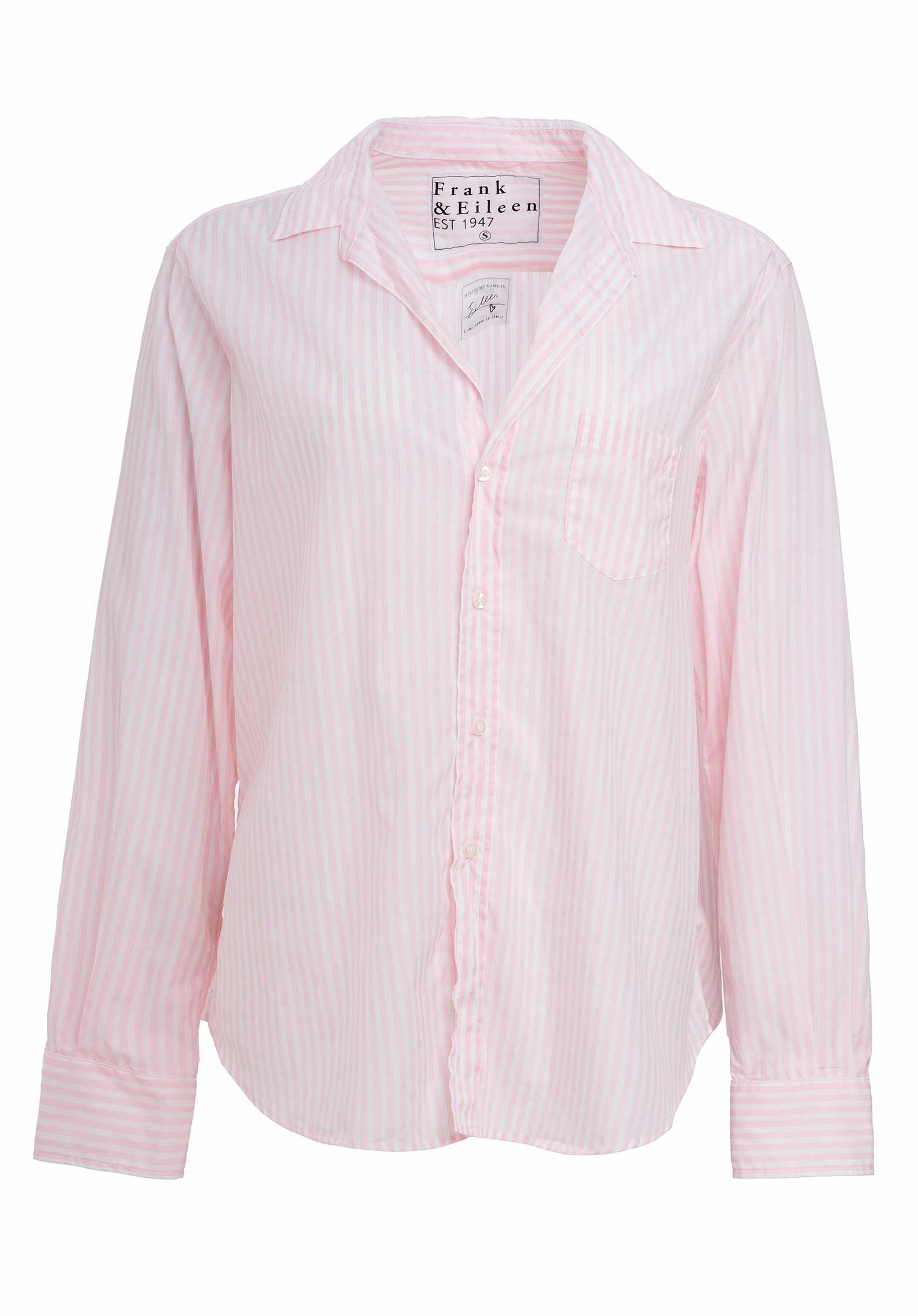 Shirt Eileen Eileen It Co White-Pink-Stripe