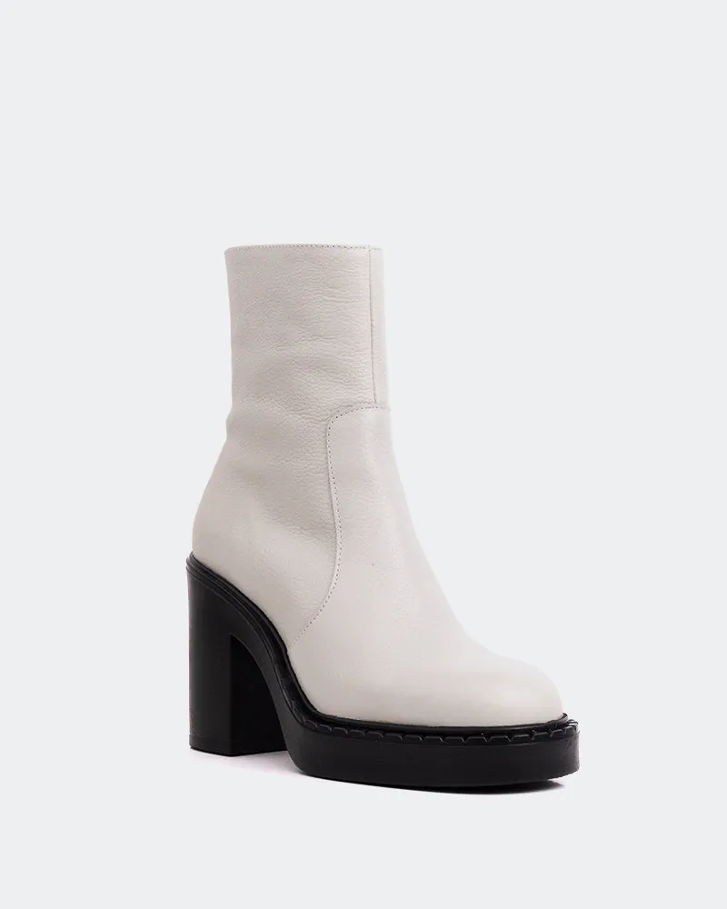 Simplified Life New Neutral Shivers Off White Leather