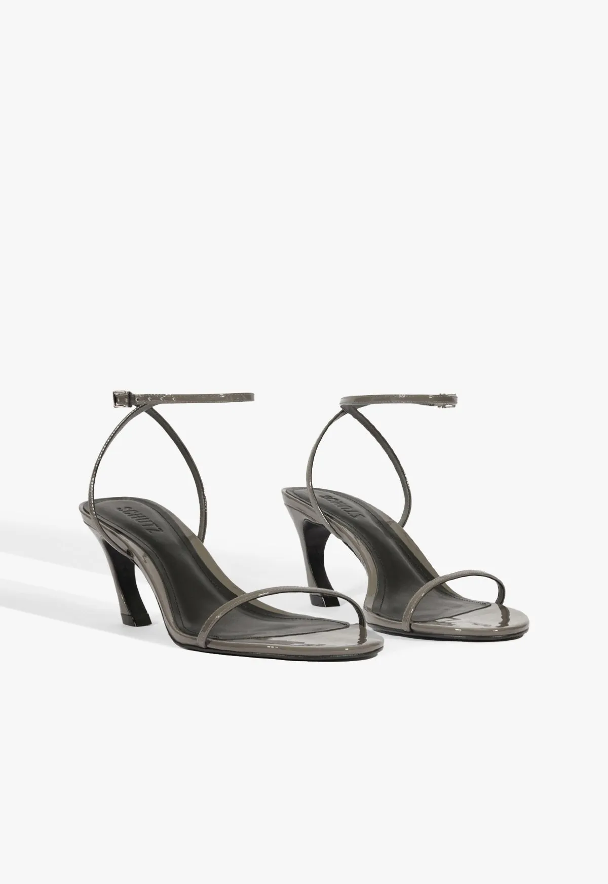Siena Curve Mid Patent Sandal Adapt To Flow Style In Sync