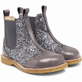Angulus Chelsea Boots With Glitter Lavender/Dusty Lavender/Elastic Curated For Motion Layer Smart