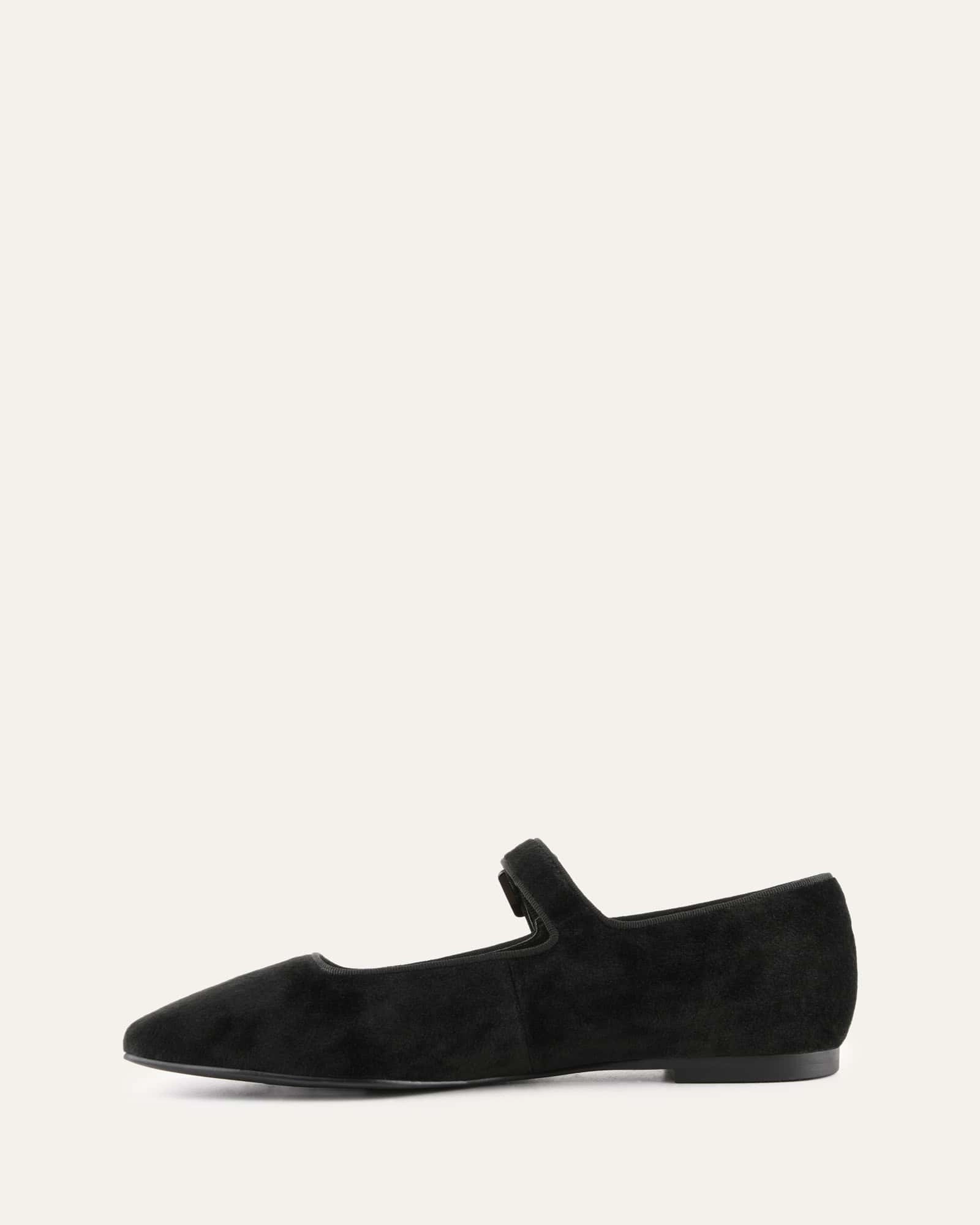 Seamless Lifestyle Ease In Design Serafina Casual Flats Black Velvet