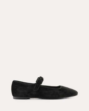 Serafina Casual Flats Black Velvet Pure Rhythm Simplify Your Day