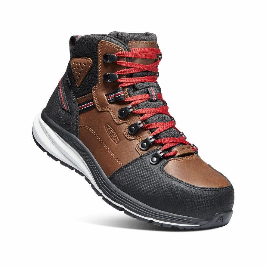 Men'S Red Hook Waterproof Boot (Carbon Toe)  |  Tobacco/Black Active Corewear