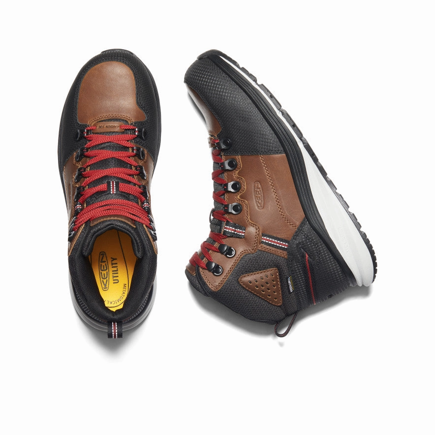 Men'S Red Hook Waterproof Boot (Carbon Toe)  |  Tobacco/Black Curated City Crafted In Flow