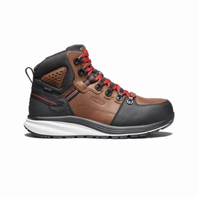 Men'S Red Hook Waterproof Boot (Carbon Toe)  |  Tobacco/Black Modular Wear