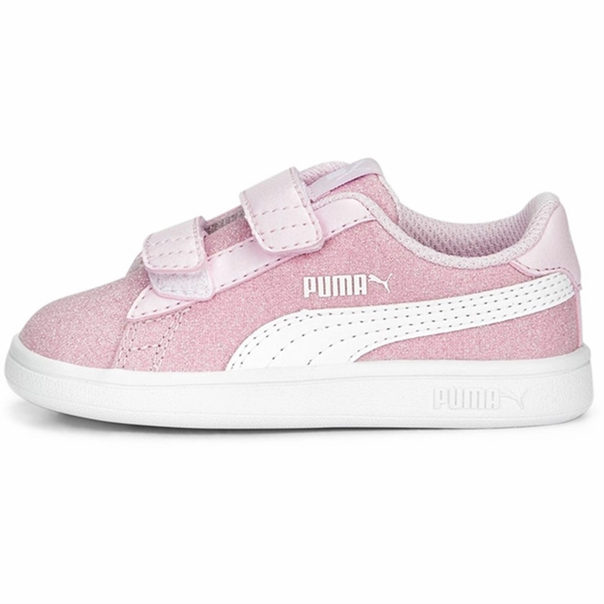 Downtown Vibe Puma Smash V2 Glitz Glam V Inf Pearl Pink-White Sneakers