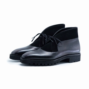 Freedom Fitted Evolved Form Boulevardier Chukka Boot Mto - Black & Grey