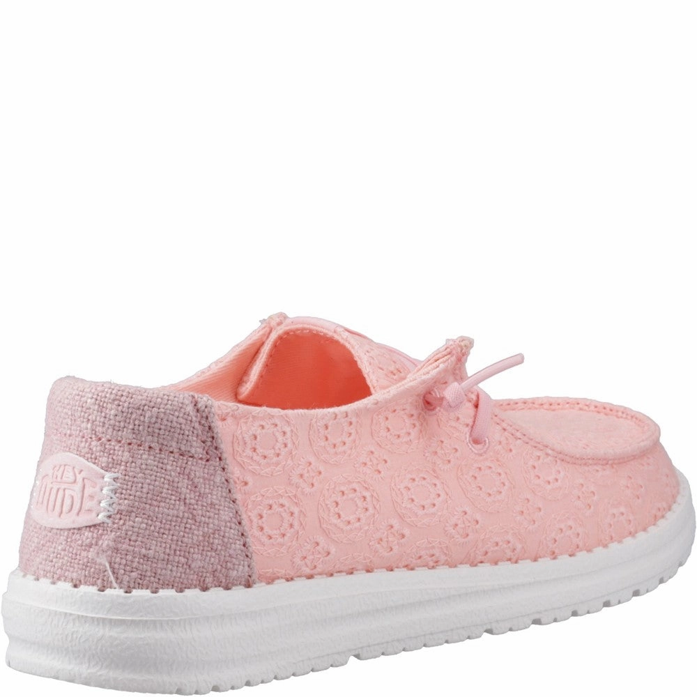 Heydude Wendy Eyelet Lace Shoes Live Refined Designed To Layer