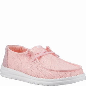 Heydude Wendy Eyelet Lace Shoes Built To Breathe