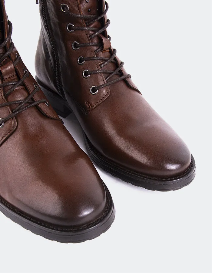 Daiki Brown Leather Modular Minimalism Refined Minimalism