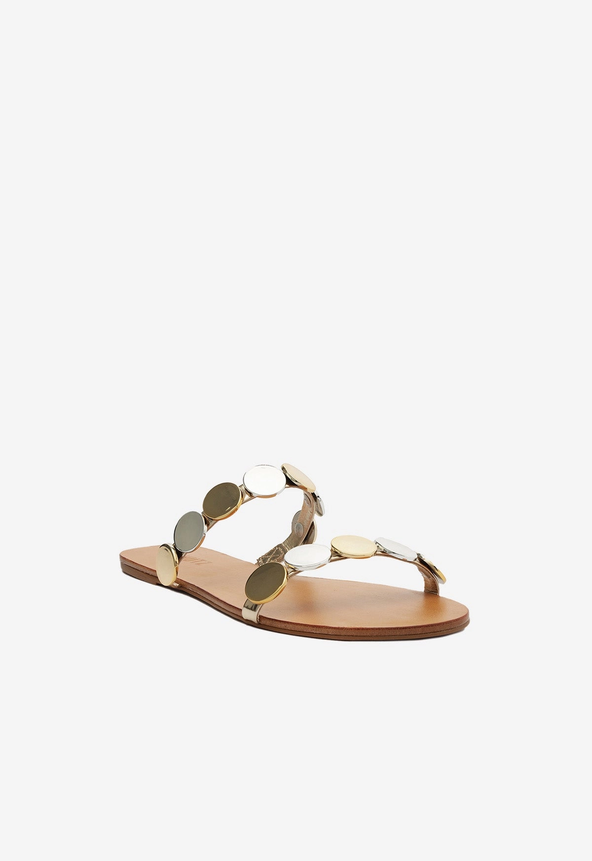 Acacia Platina Leather Sandal Modular Uniform Life In Layers