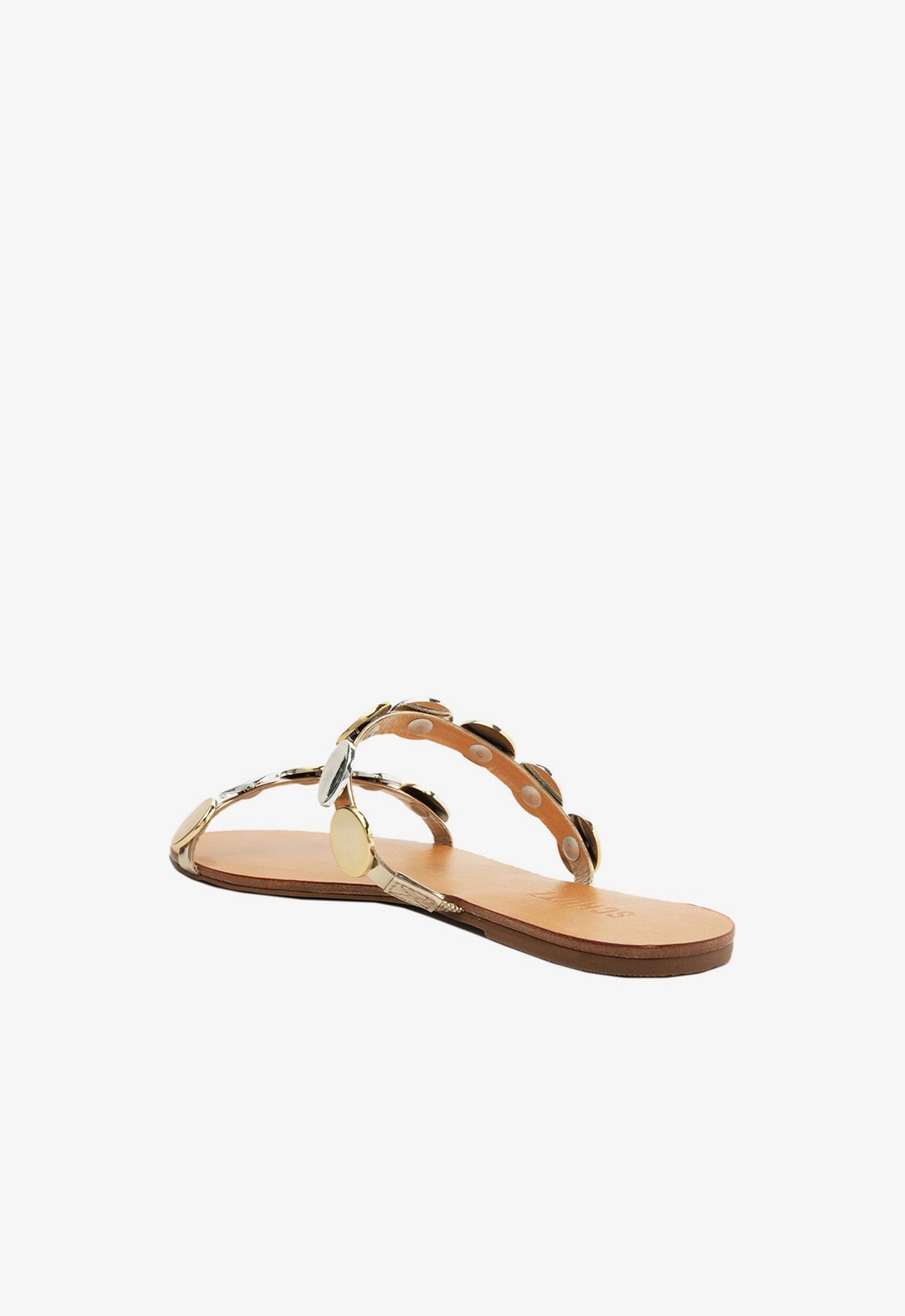 Modern Motion Seamless Lifestyle Acacia Platina Leather Sandal