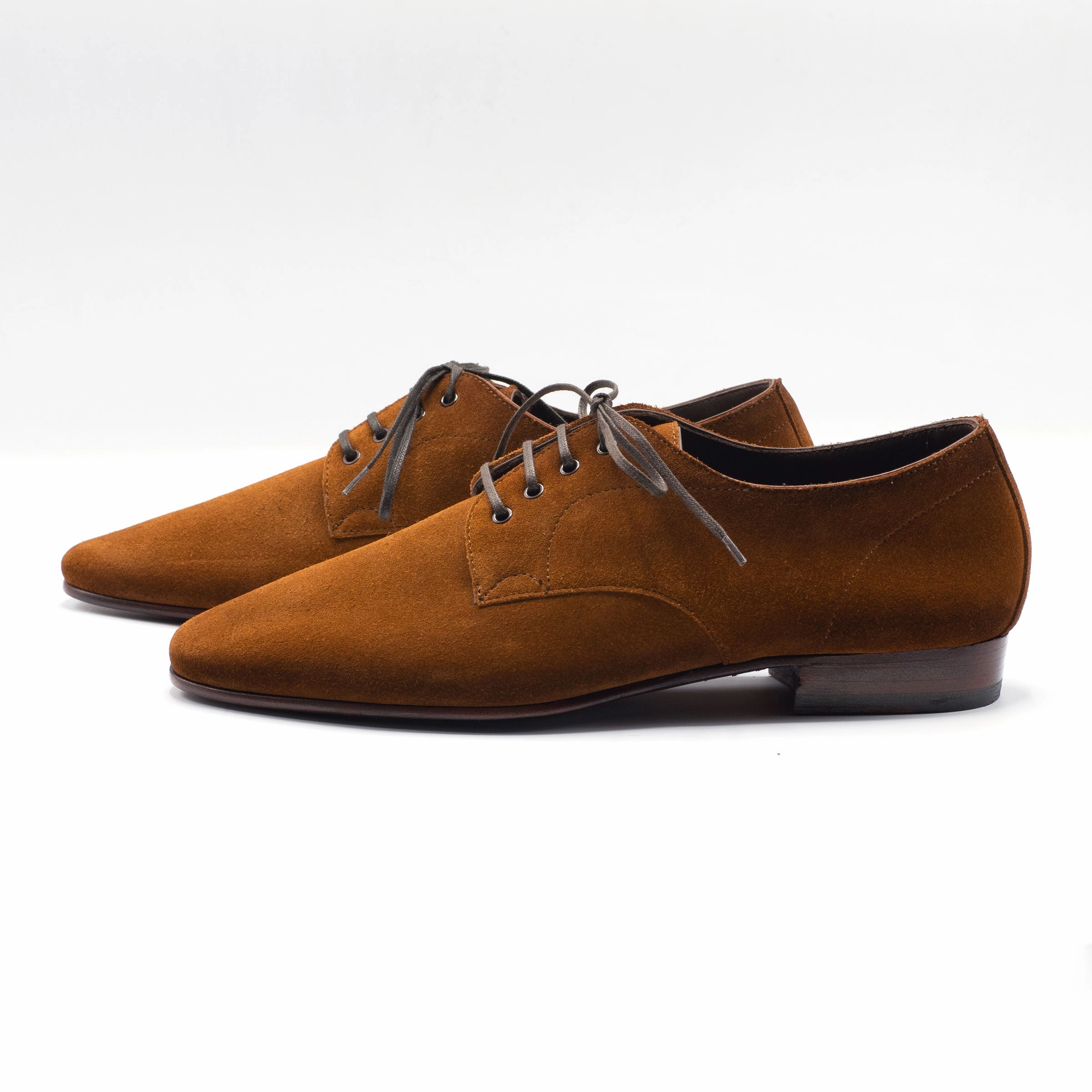 Form-Led Pablo Derby - Unlined Snuff Suede