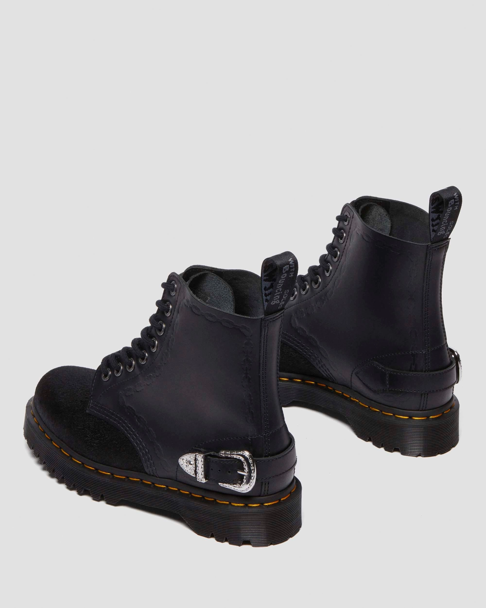 Refined Silhouette The Great Frog 1460 Bex Smooth Hair On Leather Platform Ankle Boots