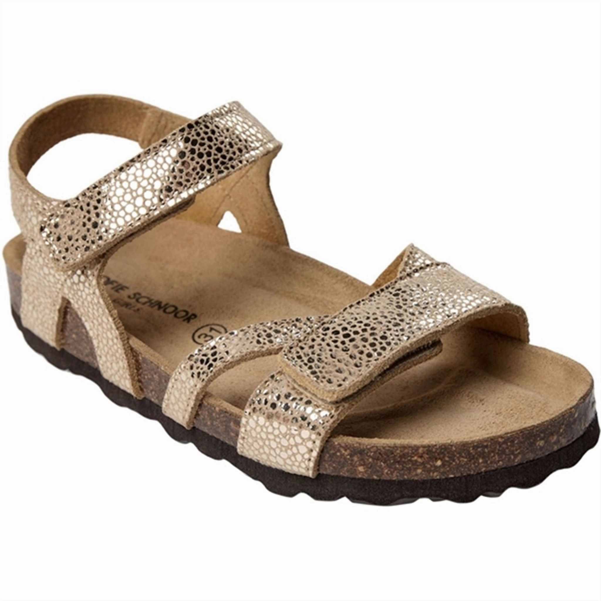 Sofie Schnoor Beige With Gold Sandals Layer-Easy Simplicity Rules