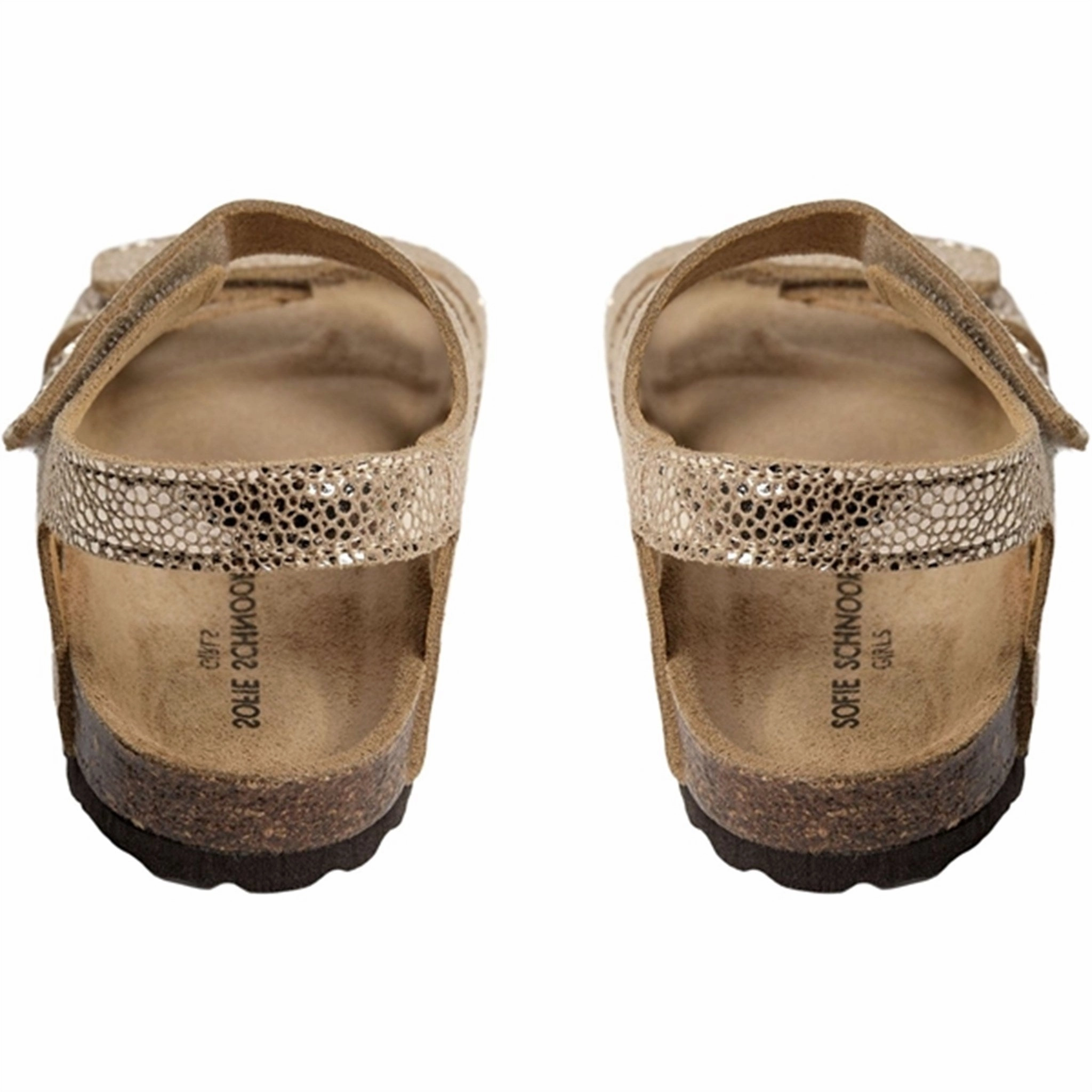 Sofie Schnoor Beige With Gold Sandals Subtle Performance Essential Uniform