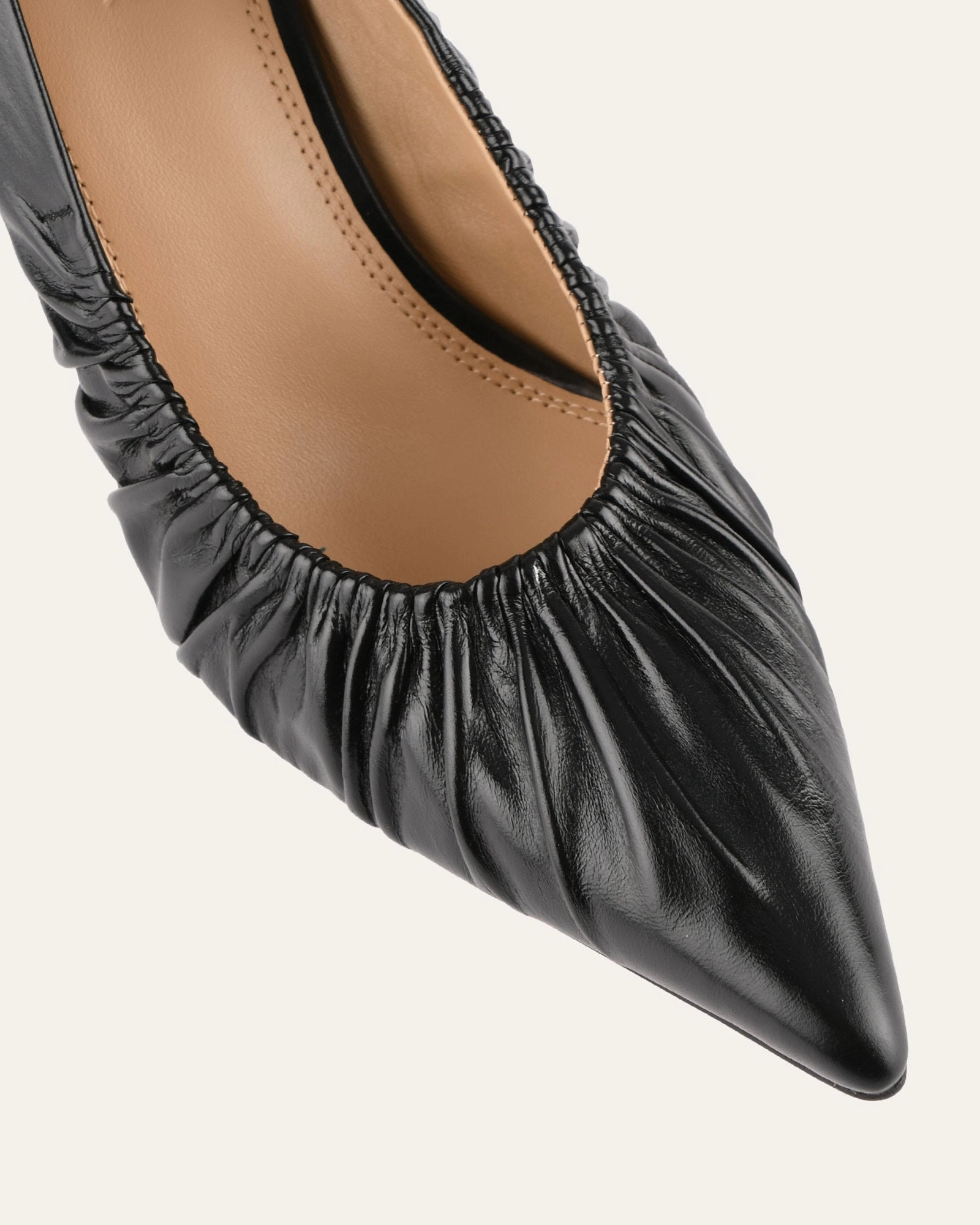 Sinclair High Heels Black Leather Fluid Design Functional Aesthetic