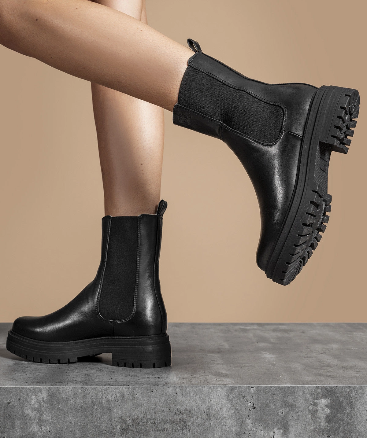 Sissi Black Ankle Boots Daily Expression Functional Aesthetic