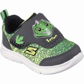Purpose-Built Fit Everyday Motionwear Skechers Boys Comfy Flex 2,0 Sneakers Charcoal Lime