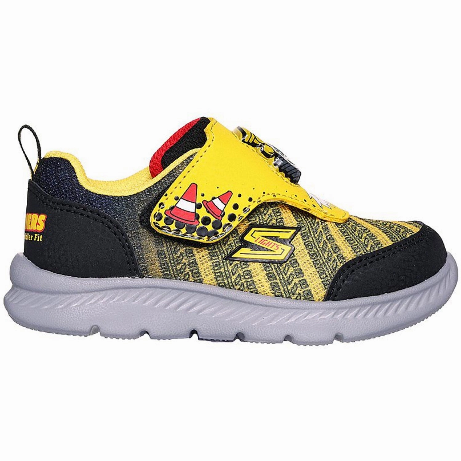 Active Ease Skechers Boys Comfy Flex 2,0 Sneakers Yellow Black