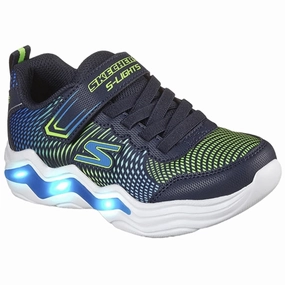 Beyond The Basics Subtle Performance Skechers Erupters Iv Sneakers Navy Lime