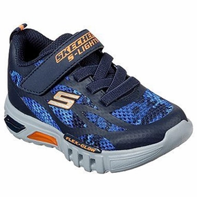 Skechers Flex-Glow Sneakers Rondler Navy Orange Pure-Fit
