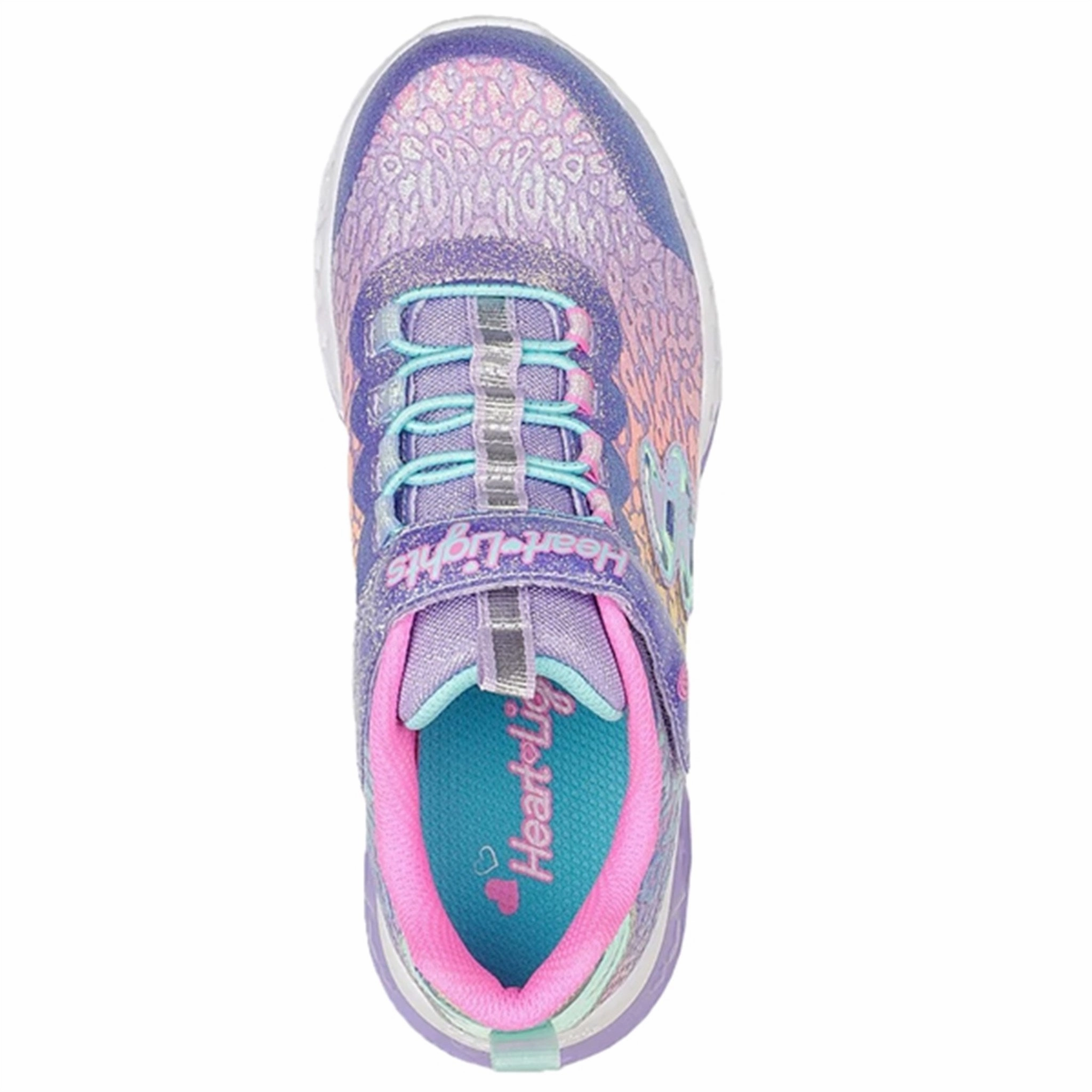 Skechers Flutter Heart Lights Sneakers Love Wild Lavender Multicolor Living Flow