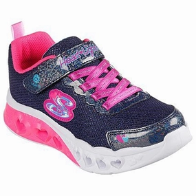 Skechers Flutter Heart Lights Sneakers Navy Multicolor Integrated Cool