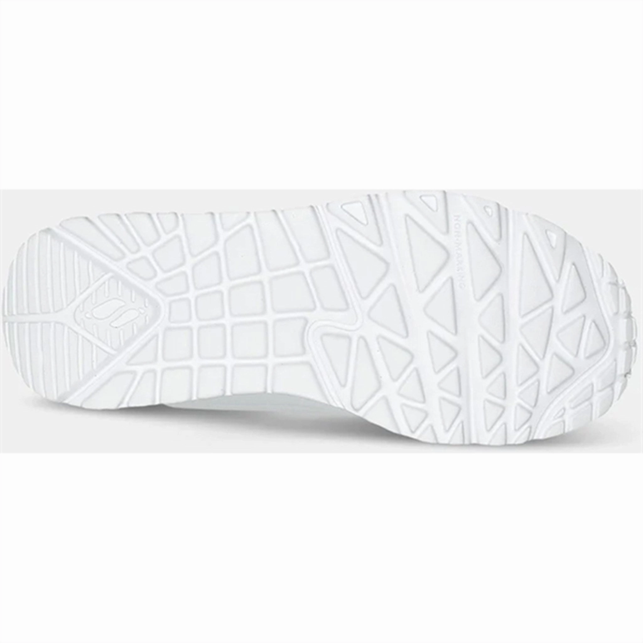 Skechers Girls Uno Sneakers Lite Spread The Love White Multicolor Core Elements Modern Pattern