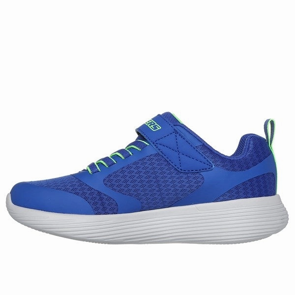 City-Layered In-Motion Look Skechers Go Run 400 V2 Sneaker Blue Lime