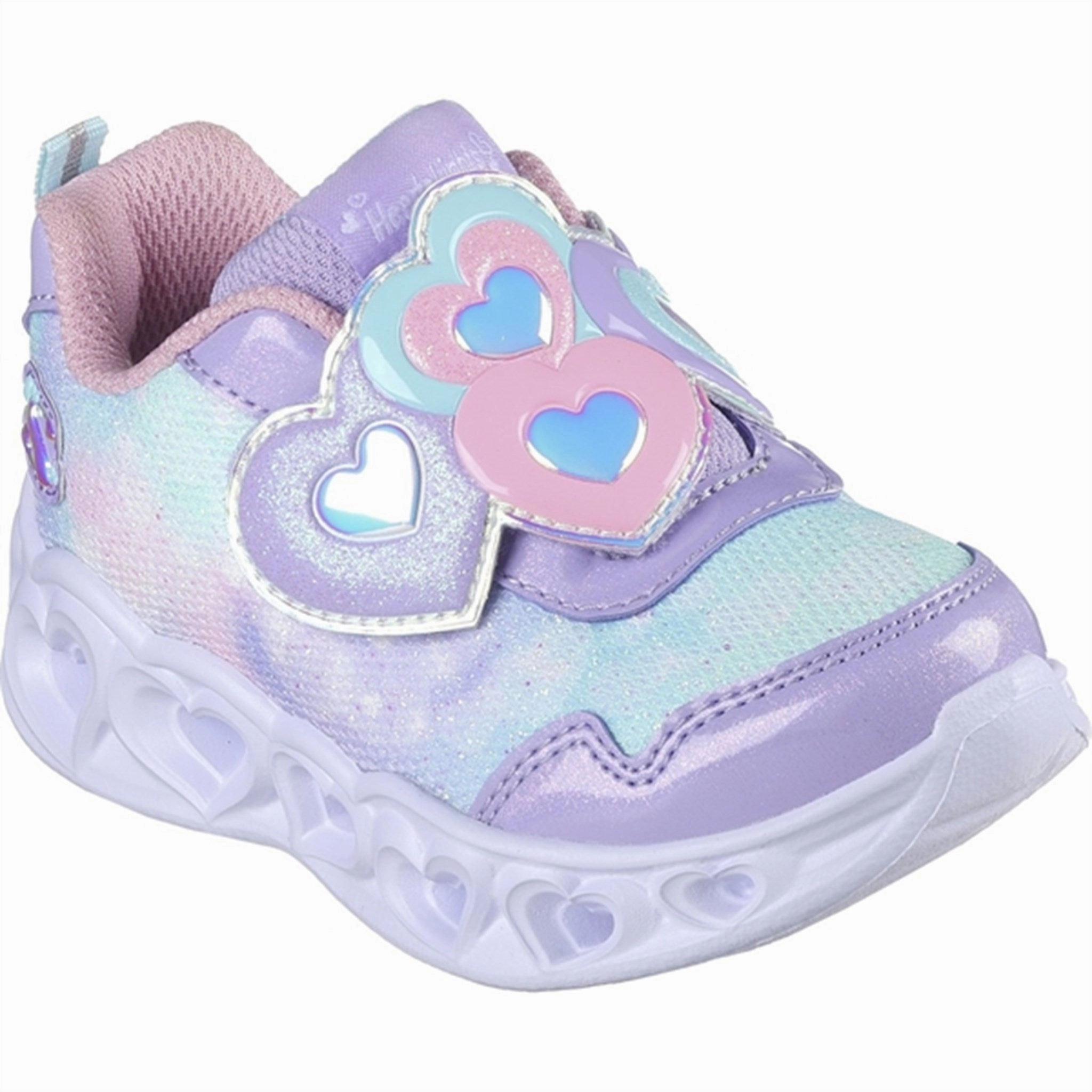 Rhythmic Fit Everyday Outlook Skechers Heart Lights Heart Top Sneakers Lavender