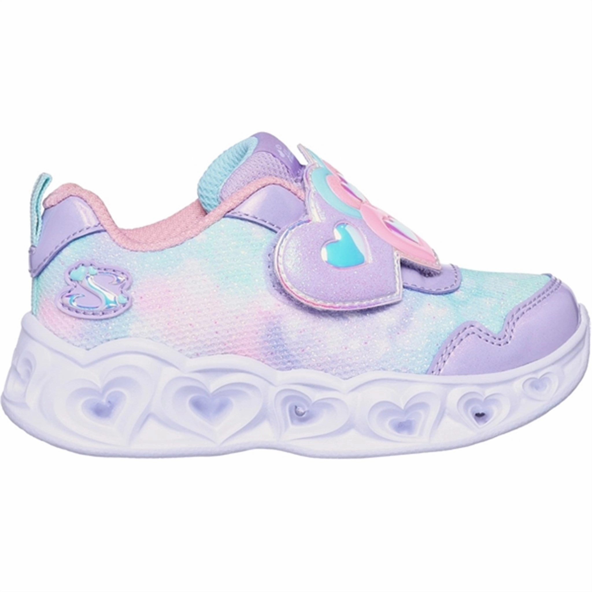 Skechers Heart Lights Heart Top Sneakers Lavender Feel-Based Fashion