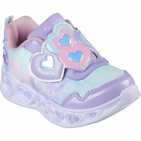 Rhythmic Fit Everyday Outlook Skechers Heart Lights Heart Top Sneakers Lavender