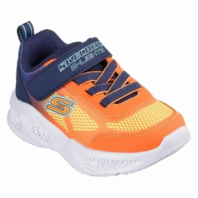 Skechers Meteor-Lights Sneakers Navy Orange Fresh Drop