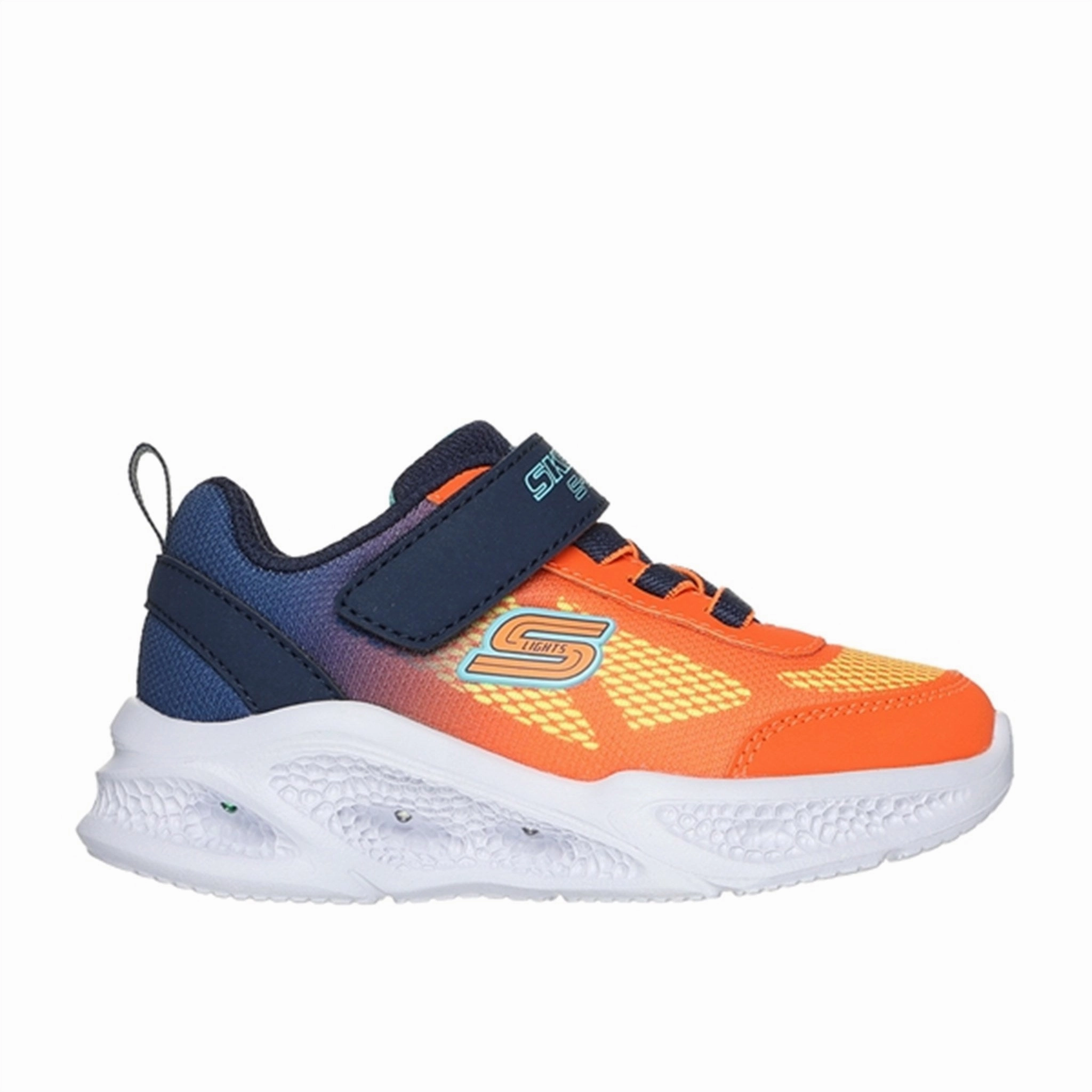 Forward Pulse Skechers Meteor-Lights Sneakers Navy Orange