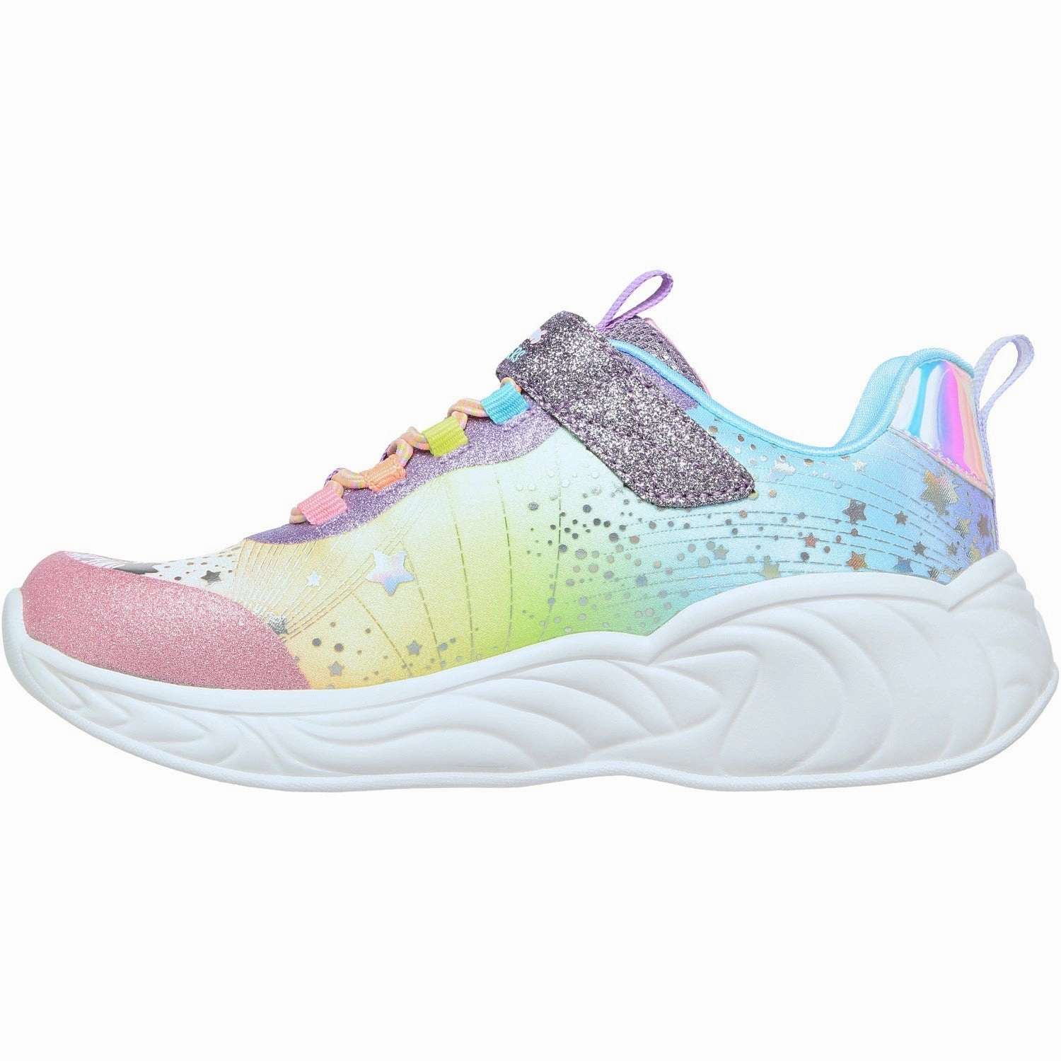 Skechers Purple S-Lights Unicorn Dreams Engineered Casual