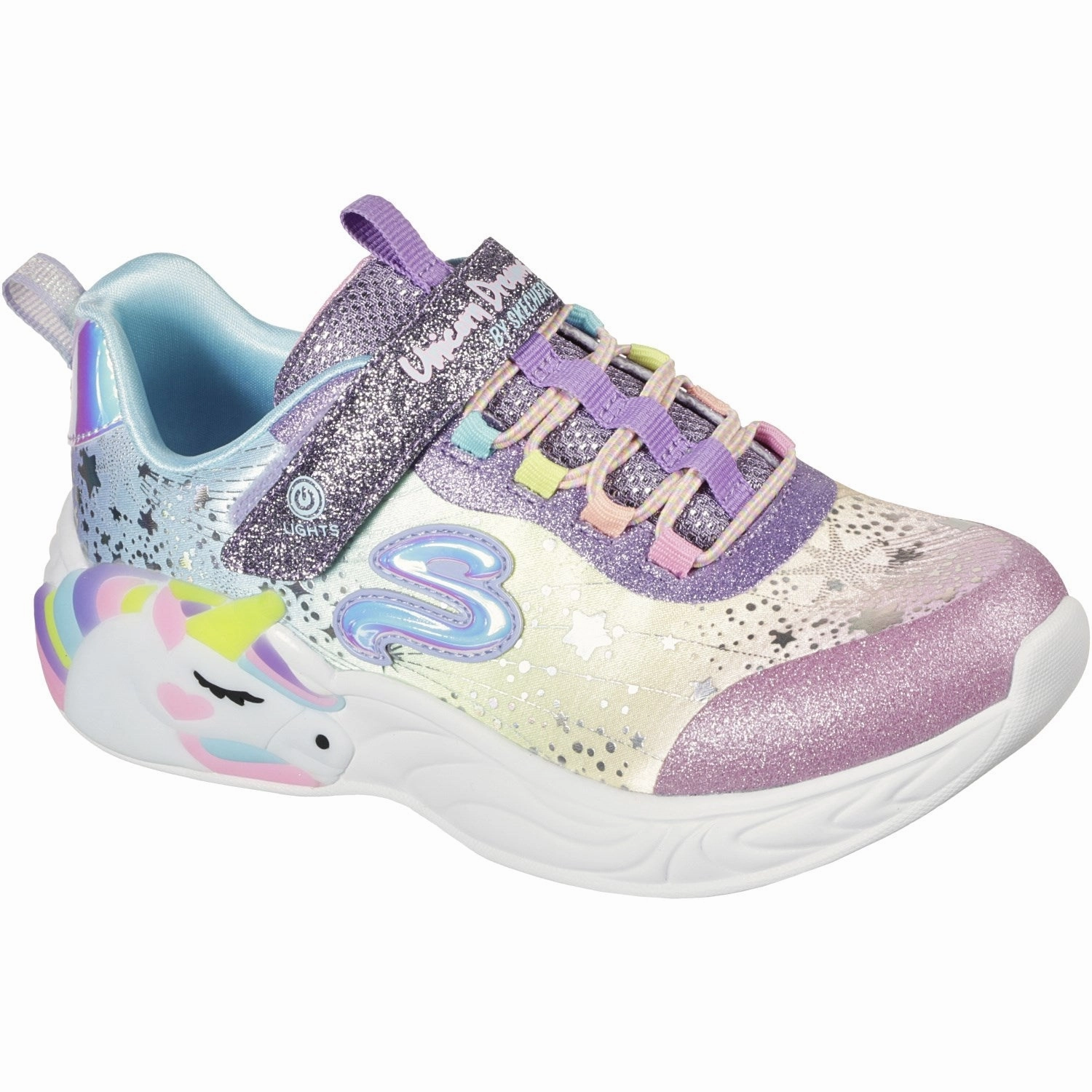 Function With Style Motion Meets Design Skechers Purple S-Lights Unicorn Dreams