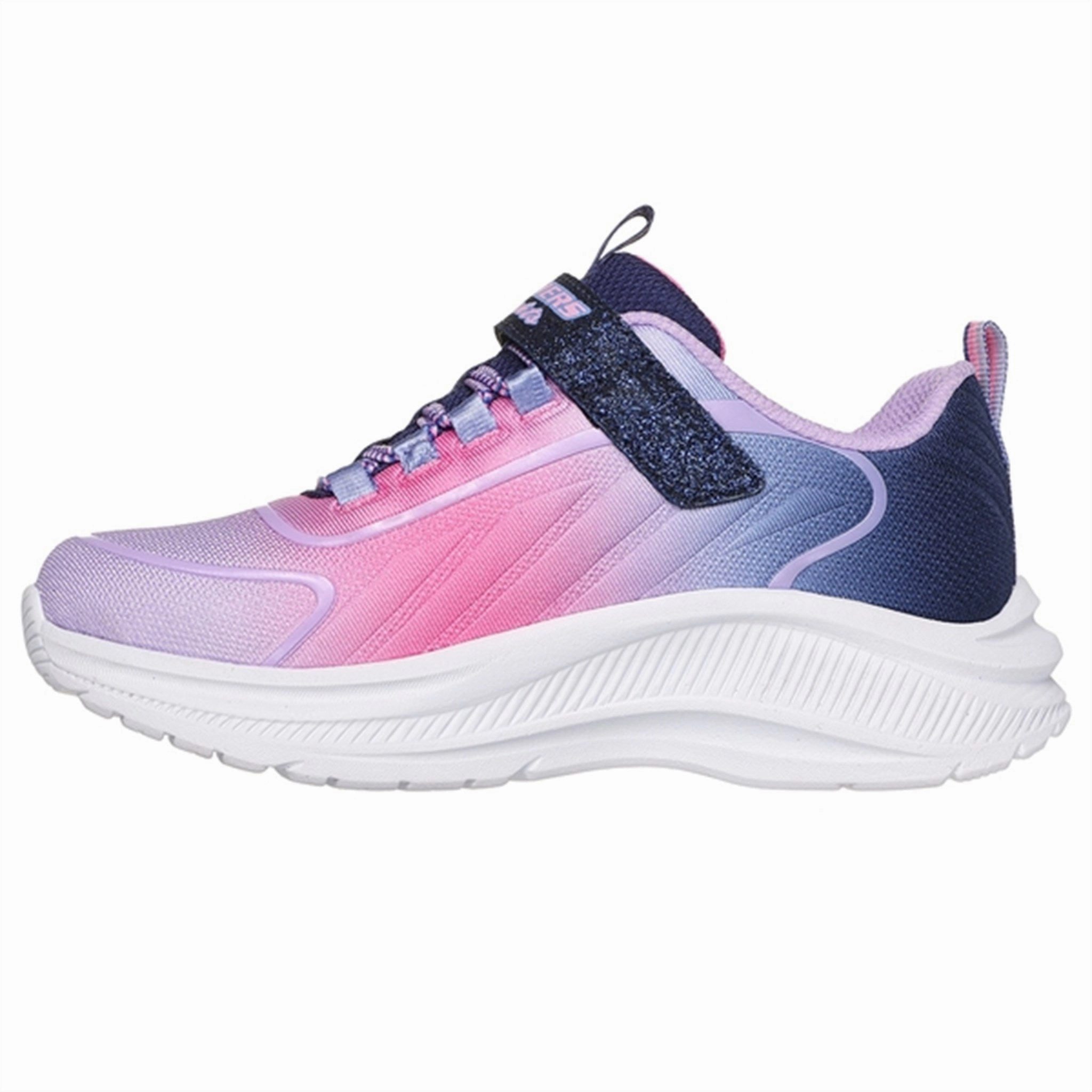 Dynamic Presence Fit To Adapt Skechers Rainbow Cruisers Ombre Sneakers Navy Multicolor