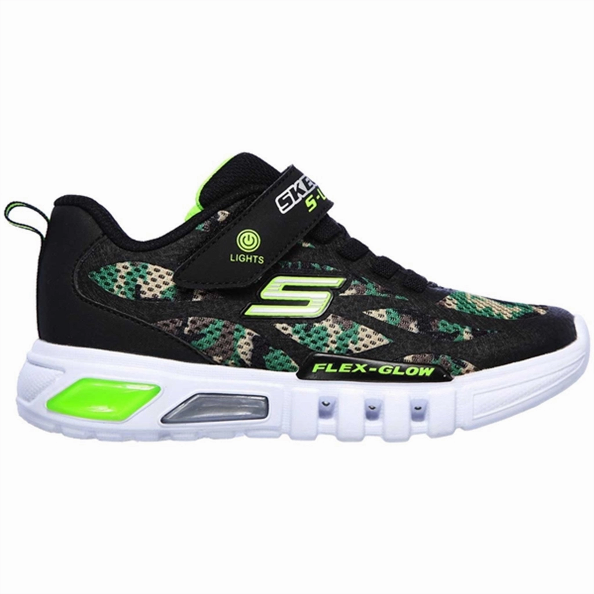 Skechers S-Lights Flex Glow Sneakers Rondler Camouflage Adapt Your Pace