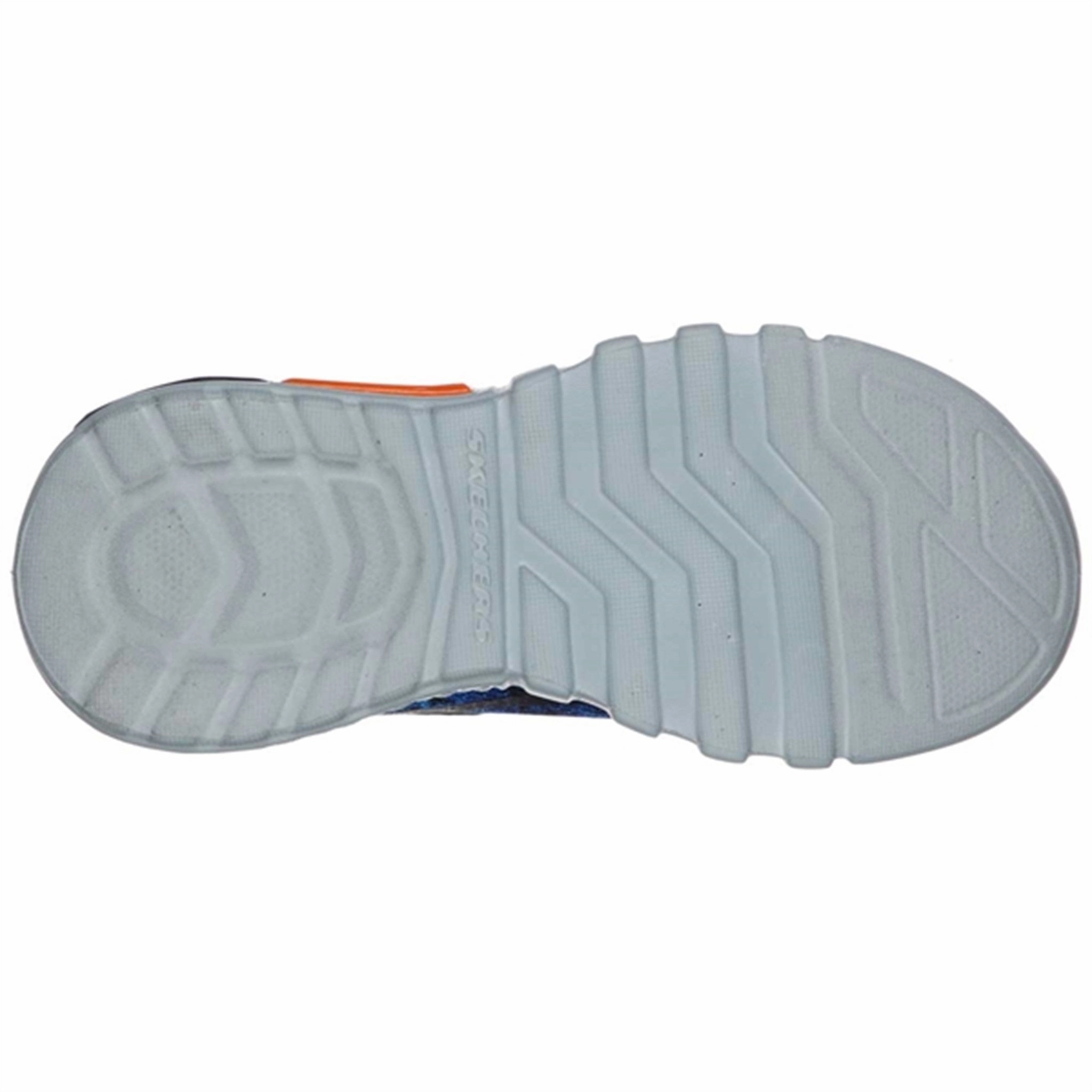 Skechers S-Lights Flex Glow Sneakers Rondler Navy/Orange Fit-Flow Living In Style
