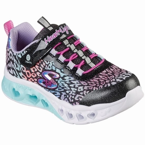 Purpose-Built Fit Comfort In Layers Skechers S-Lights Flutter Heart Lights Black Multi