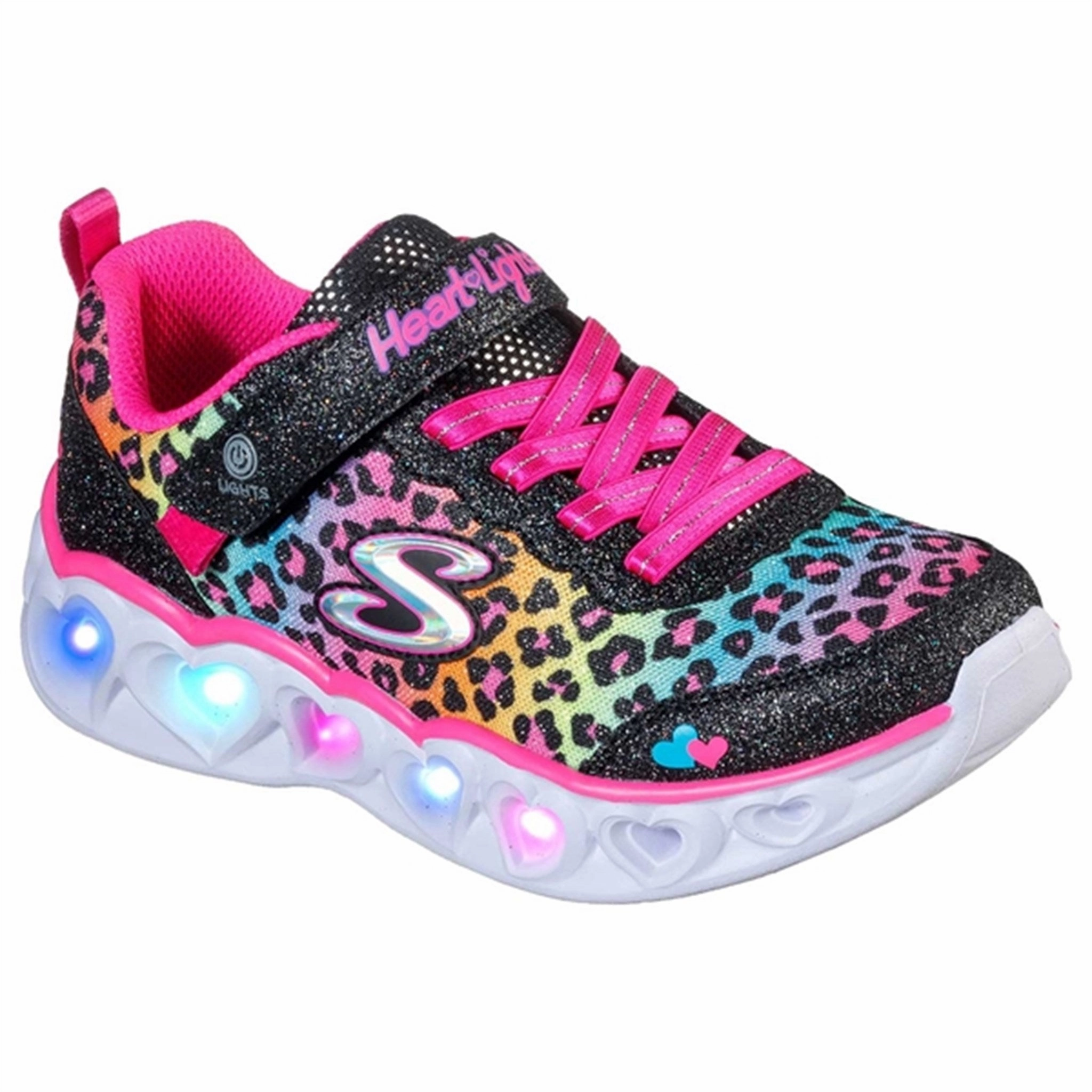 Skechers S-Lights Heart Lights Sneakers Love Match Black/Multi Season-Free Style