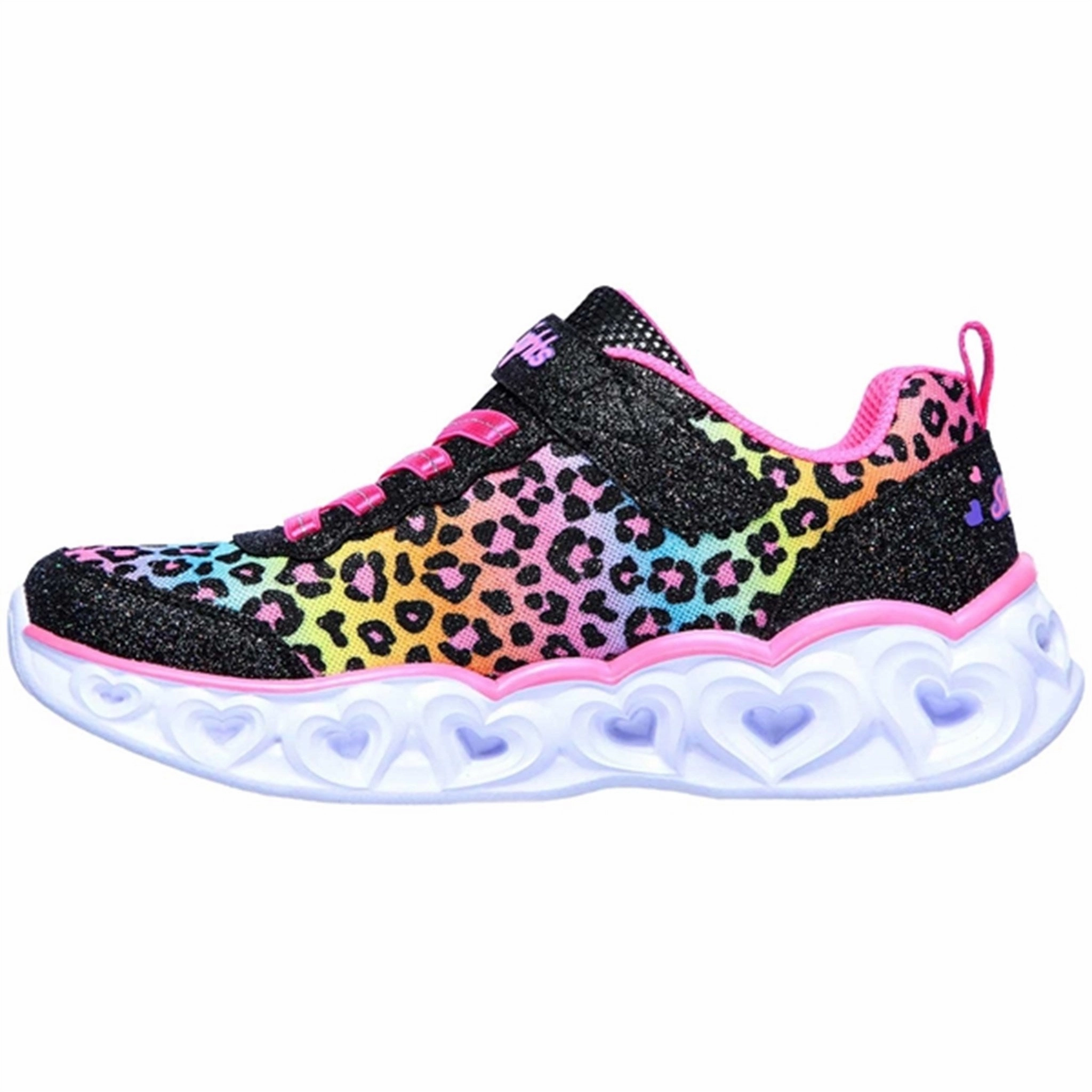 Skechers S-Lights Heart Lights Sneakers Love Match Black/Multi Precision Comfort