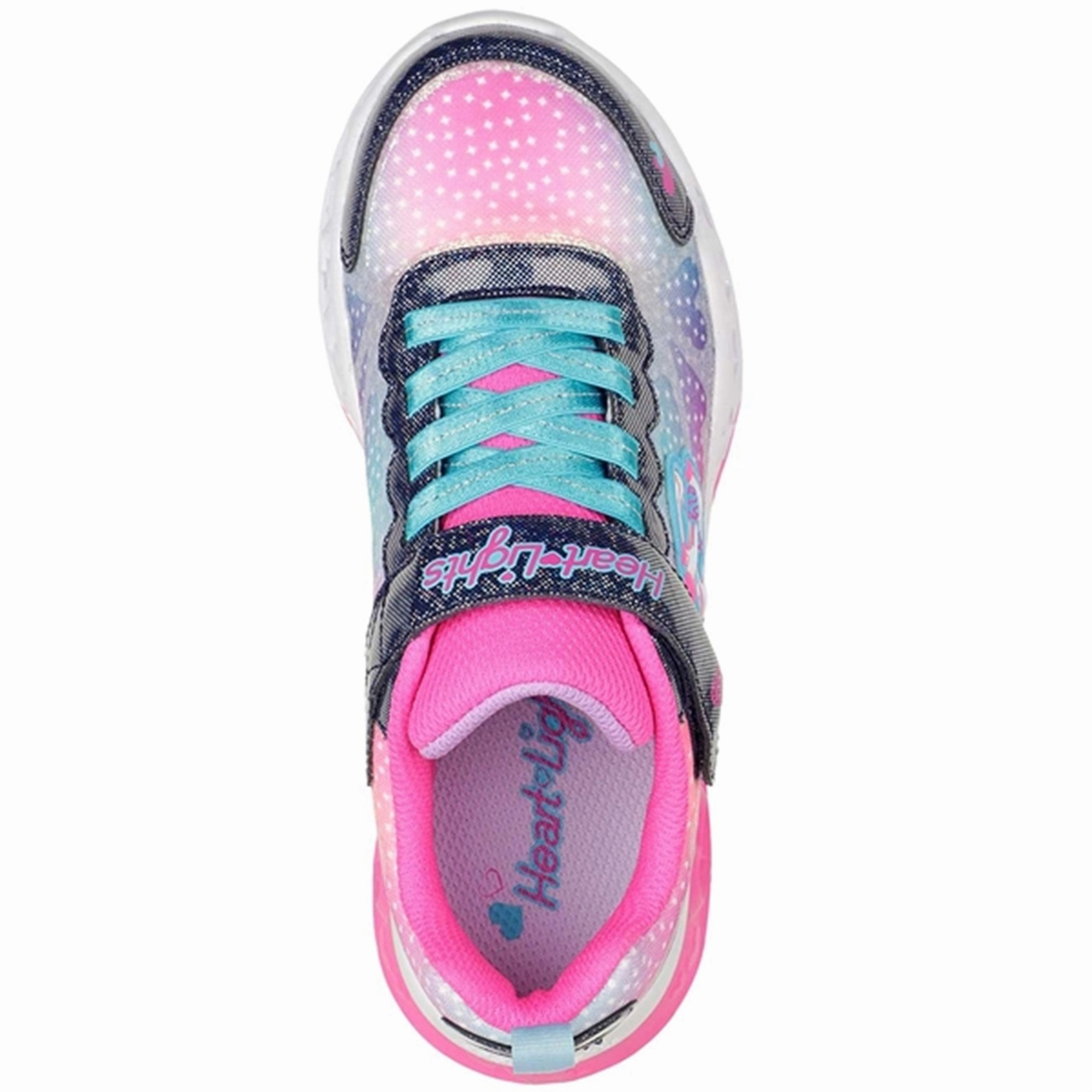 Made To Roam Skechers S-Lights Heart Lights Sneakers Simply Love Navy/Multi