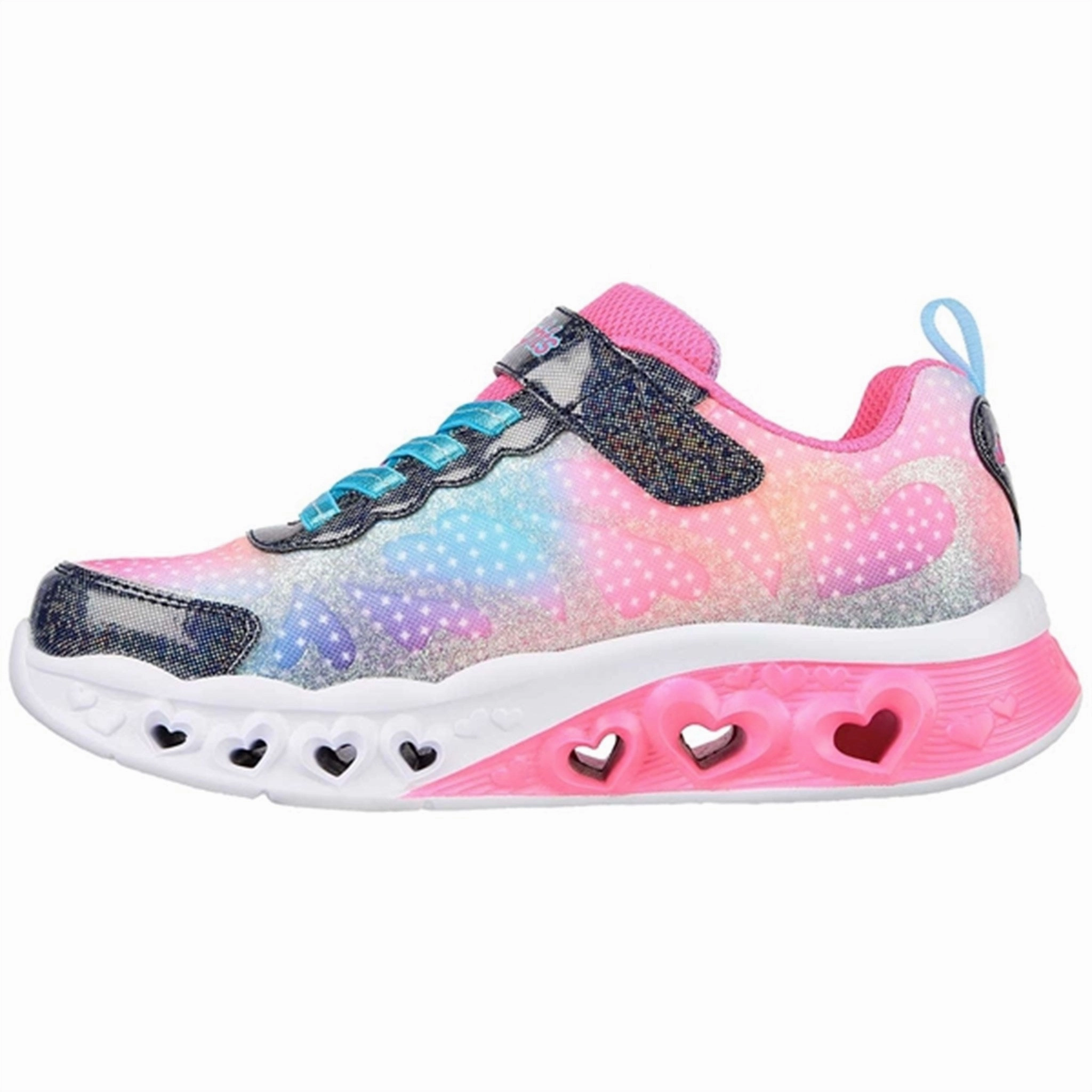 Skechers S-Lights Heart Lights Sneakers Simply Love Navy/Multi Movement Architecture Seasonal Updates