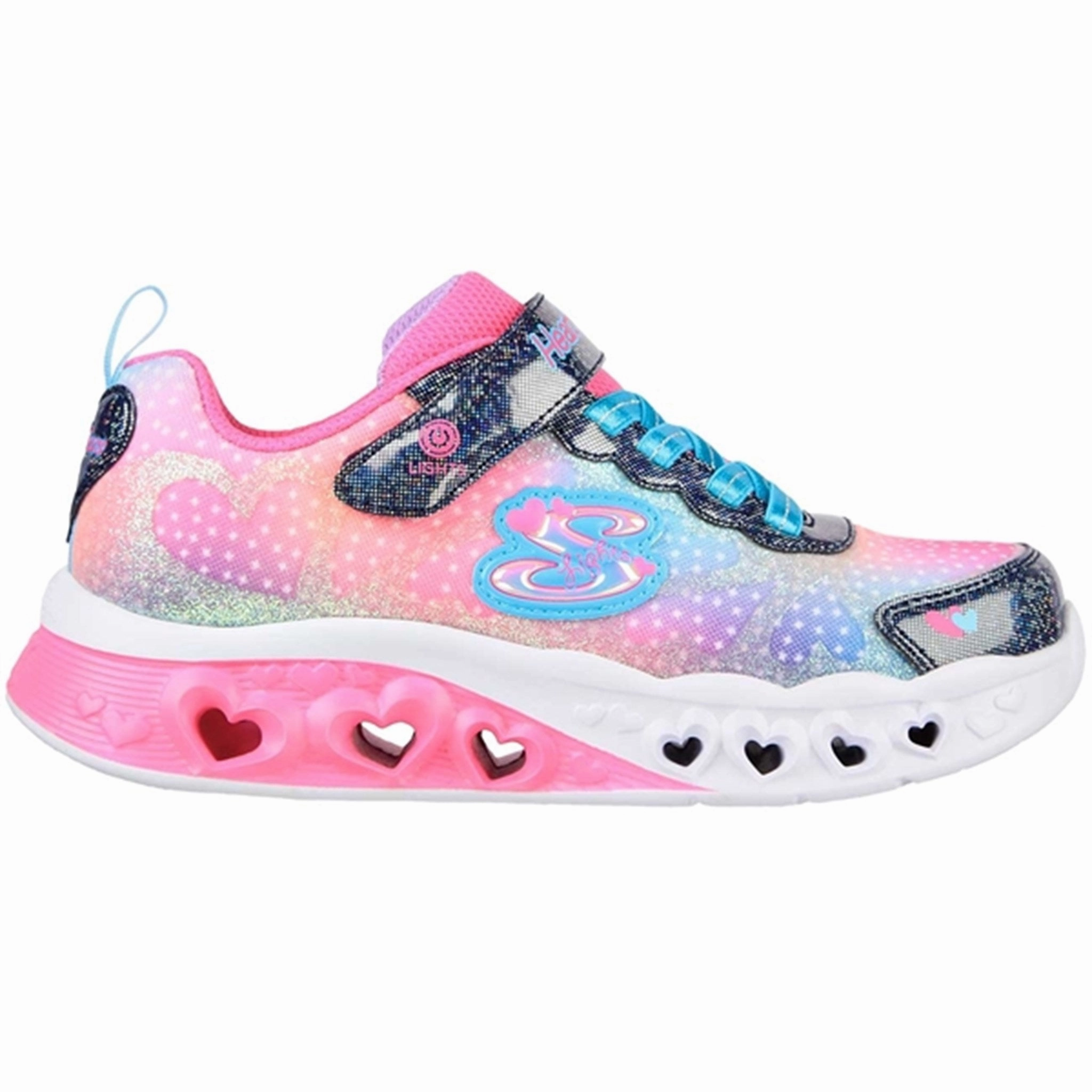 Essentials In Motion Skechers S-Lights Heart Lights Sneakers Simply Love Navy/Multi