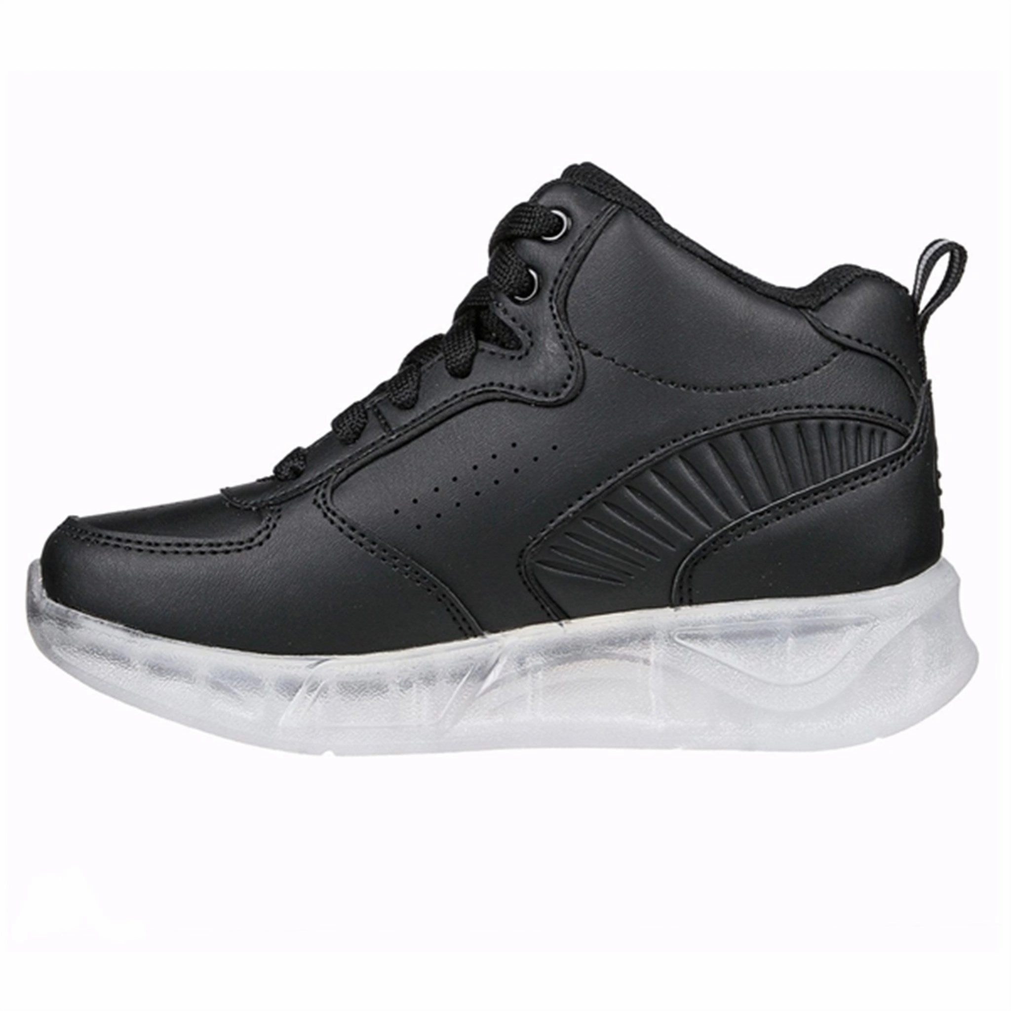 Skechers S-Lights Remix Black Low-Key Bold