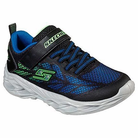 Tone-Driven Skechers S-Lights Vortex Flash Black Blue Lime