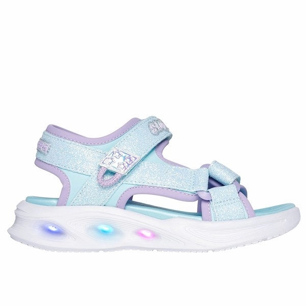 Skechers Sola Glow Sandal Light Blue Lavender Conscious Form