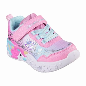 Fresh Function Less Is More Skechers Unicorn Dreams Ombre Print & Star Shoe Pink Turquoise